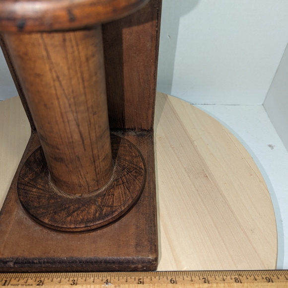 Wooden Spool Bookend - Picture 5 of 8